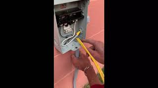 How to install a disconnect  1st Electric Response [upl. by Amati830]