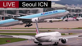 🔴 Seoul Incheon Airport Live Stream Air Canada Etihad Korean Emirates A380 [upl. by Tracey]