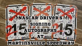 NASCAR Drivers Signing Autographs at Martinsville Speedway Spring Race 2023 [upl. by Mayman]