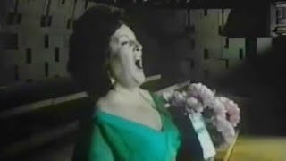 Birgit Nilssons shocking high note finale  Wien Wien nur du allein  1975  LIVE footage [upl. by Acinhoj]