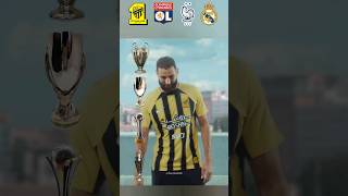 Benzema Team Cups Ittihad Olimpique Lyonnais France Real Madrid football shorts benzema [upl. by Ahcas]