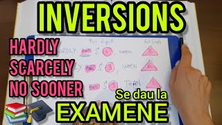 Lecţia  270 – INVERSIONS 🔄 fiindcă îţi trebuie la examene 🤓🎓  HARDLY SCARCELY NO SOONER [upl. by Yonina205]