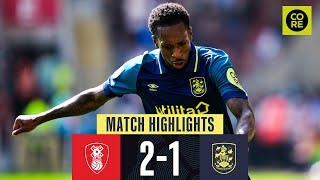 EXTENDED HIGHLIGHTS  Rotherham United 21 Huddersfield Town [upl. by Weidman]