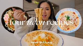 easy and delicious udon recipes 4 ways 🥢  tiffycooks [upl. by Henrik]