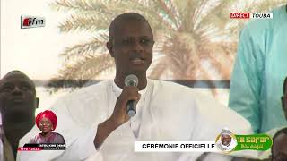 Cérémonie officielle Magal Touba 2023  Discours du ministre de lintérieur Antoine Félix Diome [upl. by Kalmick294]