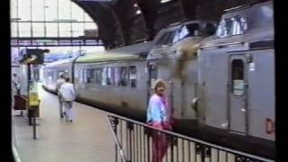 DSB MAlyntog på København H 1989 [upl. by Nahshon206]