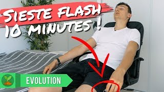 RÉCUPÉRER son SOMMEIL en 10 MIN avec la SIESTE FLASH micro sieste  😴 [upl. by Pietrek]