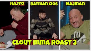 KOMPILACJA NAJCIEKAWSZYCH MOMENTÓW CLOUT MMA 3 ROAST NAJMAN vs CIOS  HAJTO vs WAWRZYNIAK cloutmma [upl. by Brathwaite]