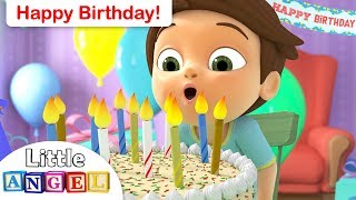 Happy Birthday Song for Children  We Are The Princesses More Kids Songs by Little Angel [upl. by Ahseinod270]