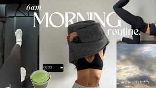 6AM MORNING ROUTINE 2024  new healthy amp productive habits  aesthetic [upl. by Peisch]