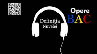 Definitia Nuvelei  OPERE BAC [upl. by Issiah]