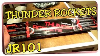 Jorge Thunder Rockets JR101  Heftige Titanium Salut Rakete  F3 [upl. by Roseline709]