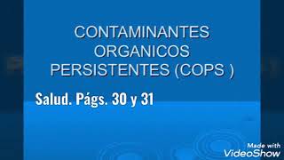 Contaminantes orgánicos persistentes [upl. by Animor]