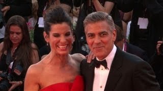 StarGala Clooney und Bullock starten 70 Filmfest von Venedig [upl. by Winnifred]