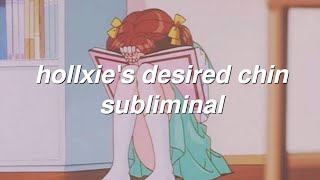 ꒰ get your desired chin subliminal  hollxie ꒱ [upl. by Sidoney]