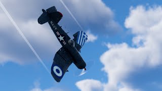 War Thunder SIMVR  Nice Duel with GREEKAIRFORCE Ki84 hei vs F4U4B [upl. by Cressler453]