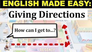 How to Give Directions  English Lesson and Practice [upl. by Delia]