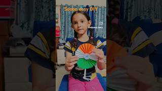 DIY For Independence Day 🇮🇳🇮🇳🇮🇳 papercraft tiranga trending viralvideo shorts [upl. by Nedrob]