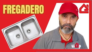 Cómo INSTALAR un FREGADERO de COCINA de Doble Seno💦 Parte 1 El Fregadero [upl. by Yrad636]