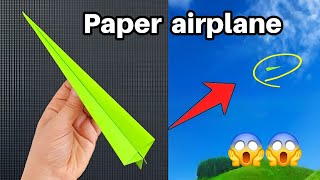 Paper airplane with ballistic missilesHow to make a paper plane that flies very fast and far [upl. by Gertrudis]