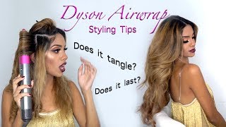 The Dyson Airwrap Tips A GameChanger for Styling and Curling Hair Extensions  AribaPervaiz [upl. by Nahij]