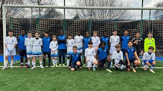 AJ Auxerre  Ris Orangis  U12 11 Première mitemps 17 février 2024 Score final 12 [upl. by Hsivat192]