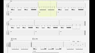 Sylosis  Descent  Guitar Tab [upl. by Asil]