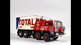 Tatra 815 8x8 Total Dakar 1988 Monti system scale 148 [upl. by Nehtiek675]