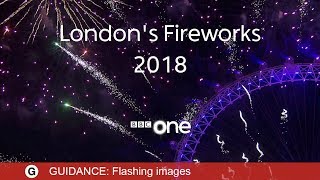 London Fireworks 2018 LIVE  New Years Eve Fireworks 2017  2018  BBC One [upl. by Llertrac]