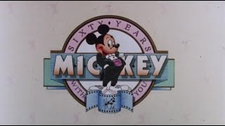 Happy Birthday Mickey Mouse 1988 quotSixty Years with Youquot Intro 35mm 4K [upl. by Amsab313]