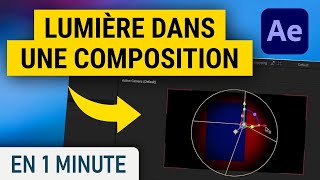 Ajouter une lumière à votre composition sur After Effects [upl. by Babcock]