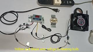 How To Wire Digital Temperature Controller  How to set digital thermostat  xh  w3001 [upl. by Herr646]