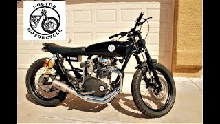 Yamaha XS 650 Brat Build PART SIX  Motorcycle Timelapse Build [upl. by Akirat582]