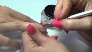 Nail Tutorial Hard Gel Overlay [upl. by Gwendolyn]