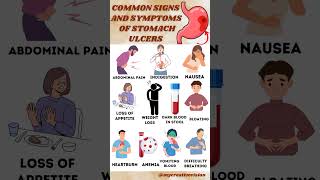 common signs and symptoms of stomach ulcers stomach [upl. by Ekoorb]