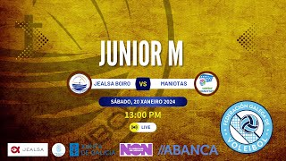 Jealsa Boiro Voleibol ðŸ†š Maniotas  Junior M [upl. by Annelg]