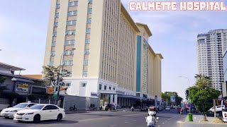 Calmette Hospital l Phnom Penh City 2023 Tourism Cambodia Around Street View [upl. by Liris635]