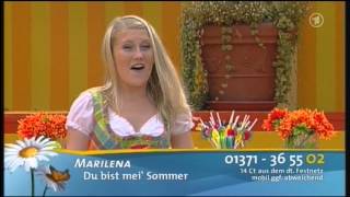 HQ  Marilena  Du bist mei Sommer  28072013  Immer wieder Sonntags [upl. by Anitnuahs]