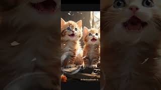 Cute cat created by classic animation revival lovelycat cartooncat catworld youtubeshorts [upl. by Neehsuan]