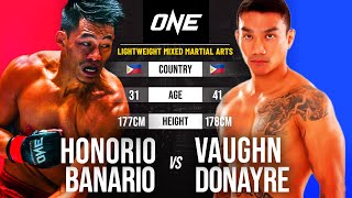 Honorio Banario vs Vaughn Donayre  Full Fight From The Archives [upl. by Ahseinek194]