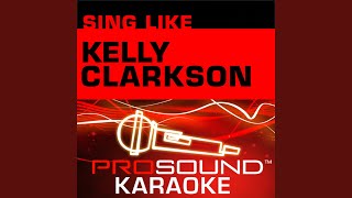 Breakaway Karaoke with Background Vocals In the Style of Kelly Clarkson [upl. by Jelks769]