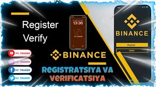 Binance verificatsiya qilish  binanceda royhatdan otish  treding soxasini organish  binance [upl. by Catton511]