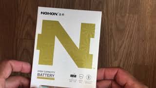 NOHON Battery replacement for IPhone UNBOX [upl. by John79]