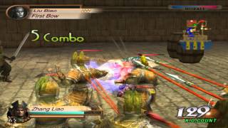 Dynasty Warriors 3  Surprise Attack on Liu Biao Wu Forces  Zhang Liao [upl. by Ahsuat]