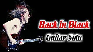 ACDC  Back in Black Solo Backing Track [upl. by Allistir]