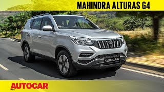 Mahindra Alturas G4  the new Rexton  First India Drive Review  Autocar India [upl. by Haliled]