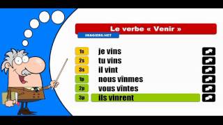 La conjugaison du verbe Venir  Indicatif Passé simple [upl. by Atnad]