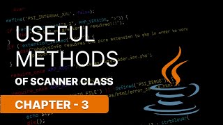 ALL USEFUL METHODS OF SCANNER CLASS IN JAVA  NARESH SWAMI [upl. by Damour]