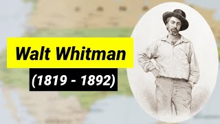 Walt Whitman biography in hindi literature english [upl. by Lexine]