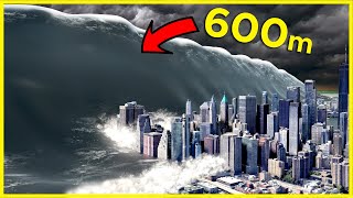 🌊 The biggest TSUNAMIS in History 🌊 3D Comparison [upl. by Kaile]